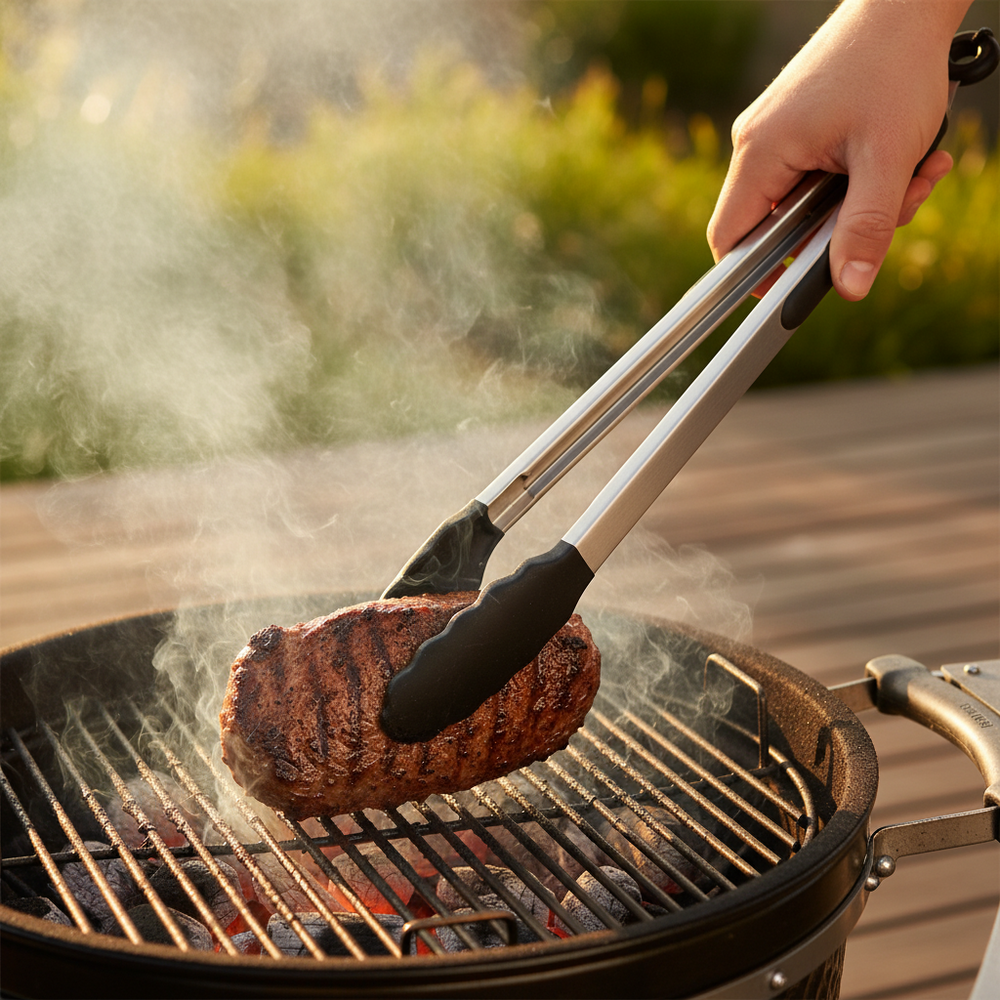 Cookinglife Grillzange 40 cm - Silikonkopf