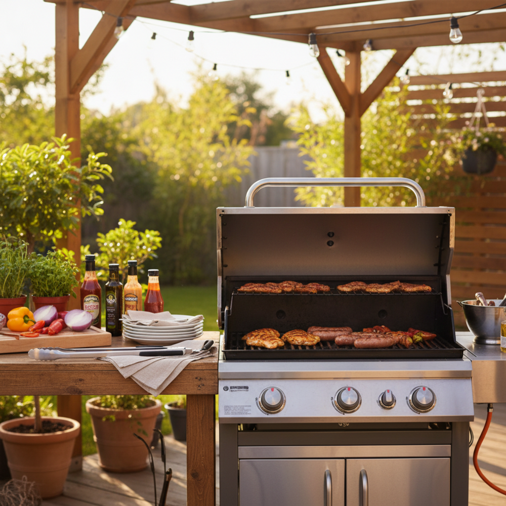 Cookinglife Grillzange aus Edelstahl, 50 cm