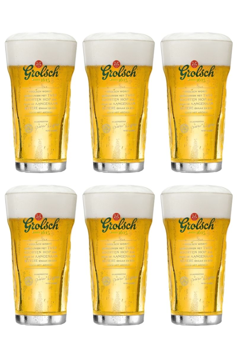 Grolsch Biergläser Craft - 250 ml - 6 Stück