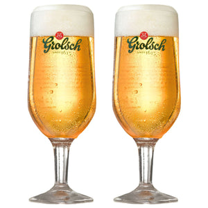Grolsch Biergläser mit Stiel Classic - 250 ml - 2 Stück
