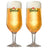 Grolsch Biergläser mit Stiel Classic - 250 ml - 2 Stück