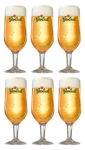Grolsch Biergläser mit Stiel Classic - 250 ml - 6 Stück