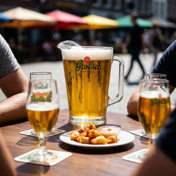 Grolsch Pitcher / Bierkanne - Glas - 1,8 Liter