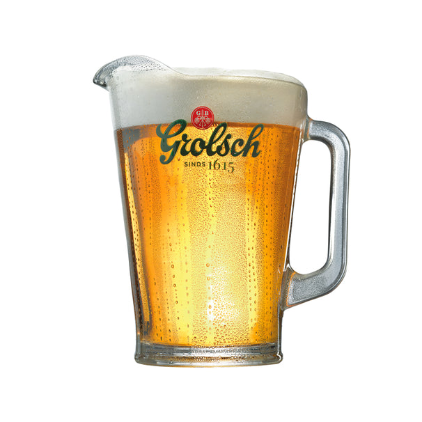 Grolsch Pitcher / Bierkanne - Glas - 1,8 Liter