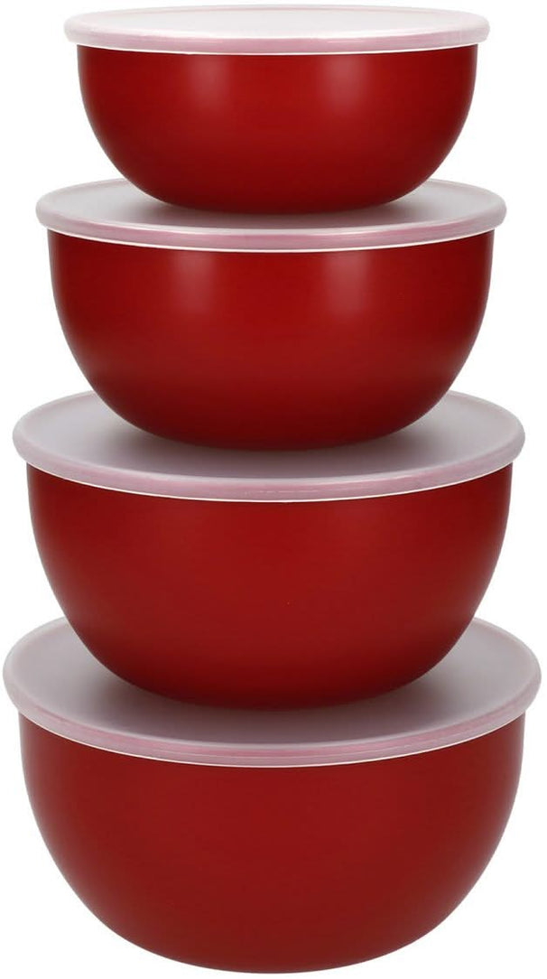 KitchenAid Schüsseln Core Kaiserrot Kunststoff 4er - Aufbewahrungsset bis 1,06L