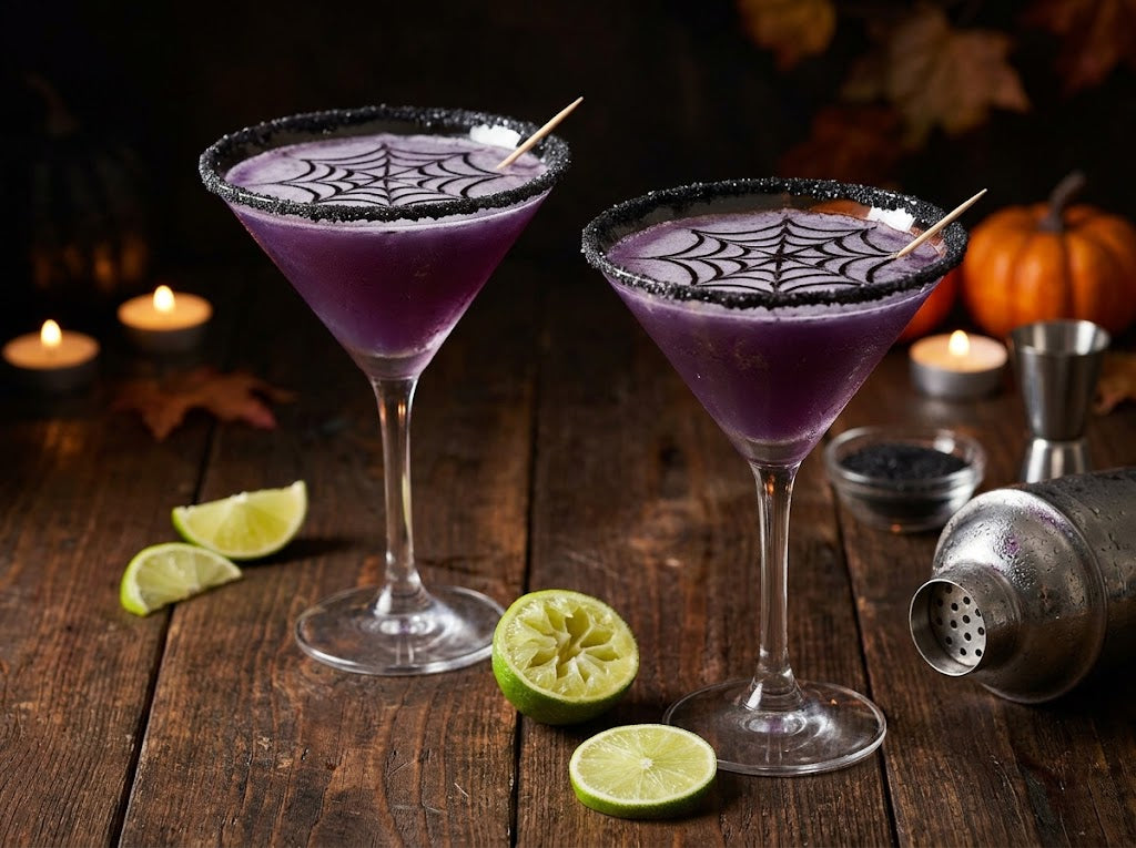 Ein gespenstischer Halloween-Cocktail, der Eindruck macht