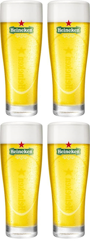 Heineken Biergläser Ellipse 250 ml - 4 Stück