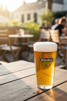 Heineken Biergläser Vase 250 ml - 6 Stück