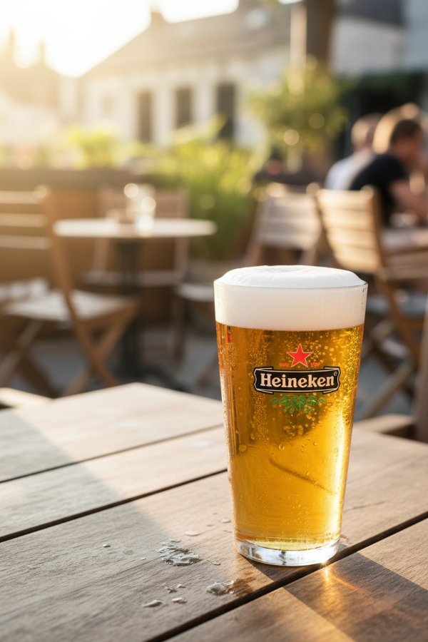 Heineken Biergläser Vase 250 ml - 6 Stück