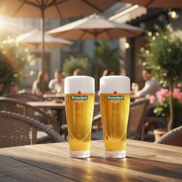 Heineken Biergläser Ellipse 250 ml - 6 Stück
