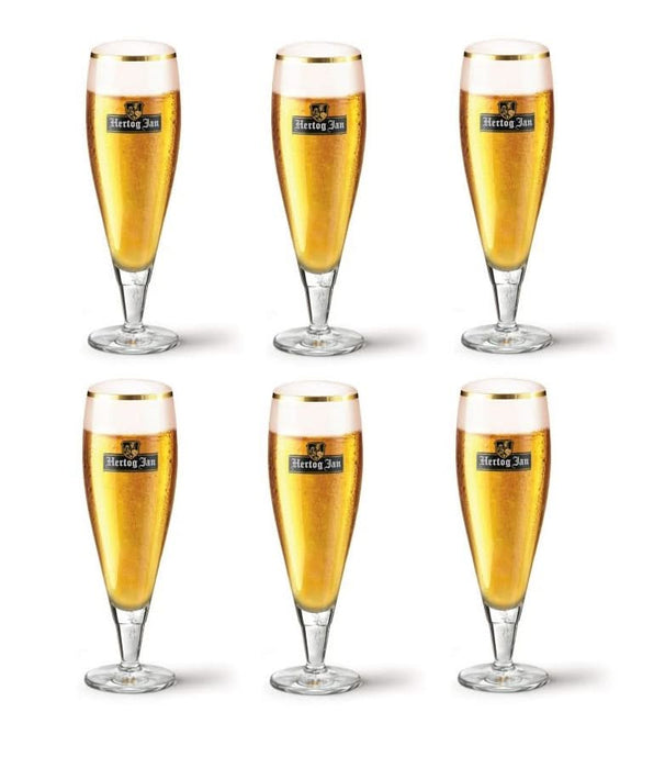 Hertog Jan Biergläser mit Fuß 250 ml - 6 Stück