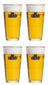Hertog Jan Biergläser Vase - 250 ml - 4 Stück