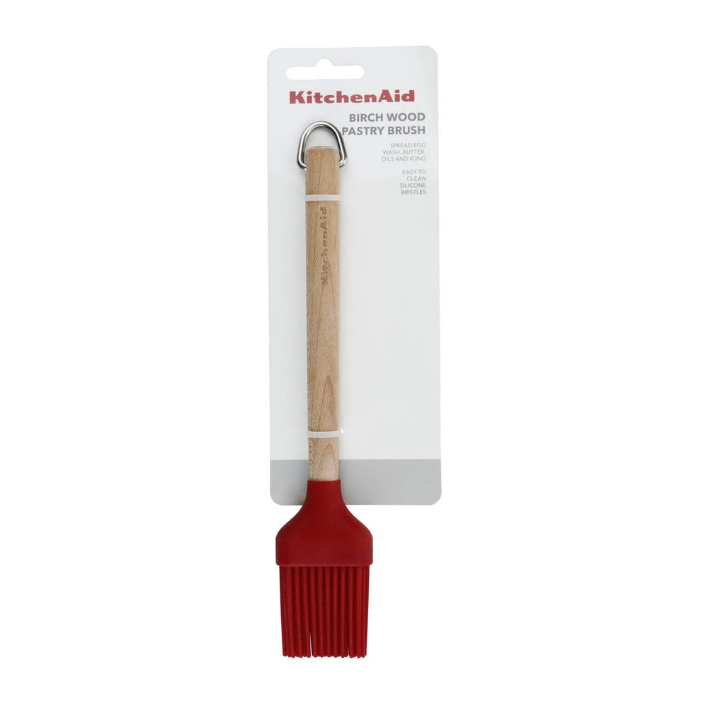 KitchenAid Backpinsel Core Kaiserrot Holz-Silikon 22 cm - Bestreichen Backen