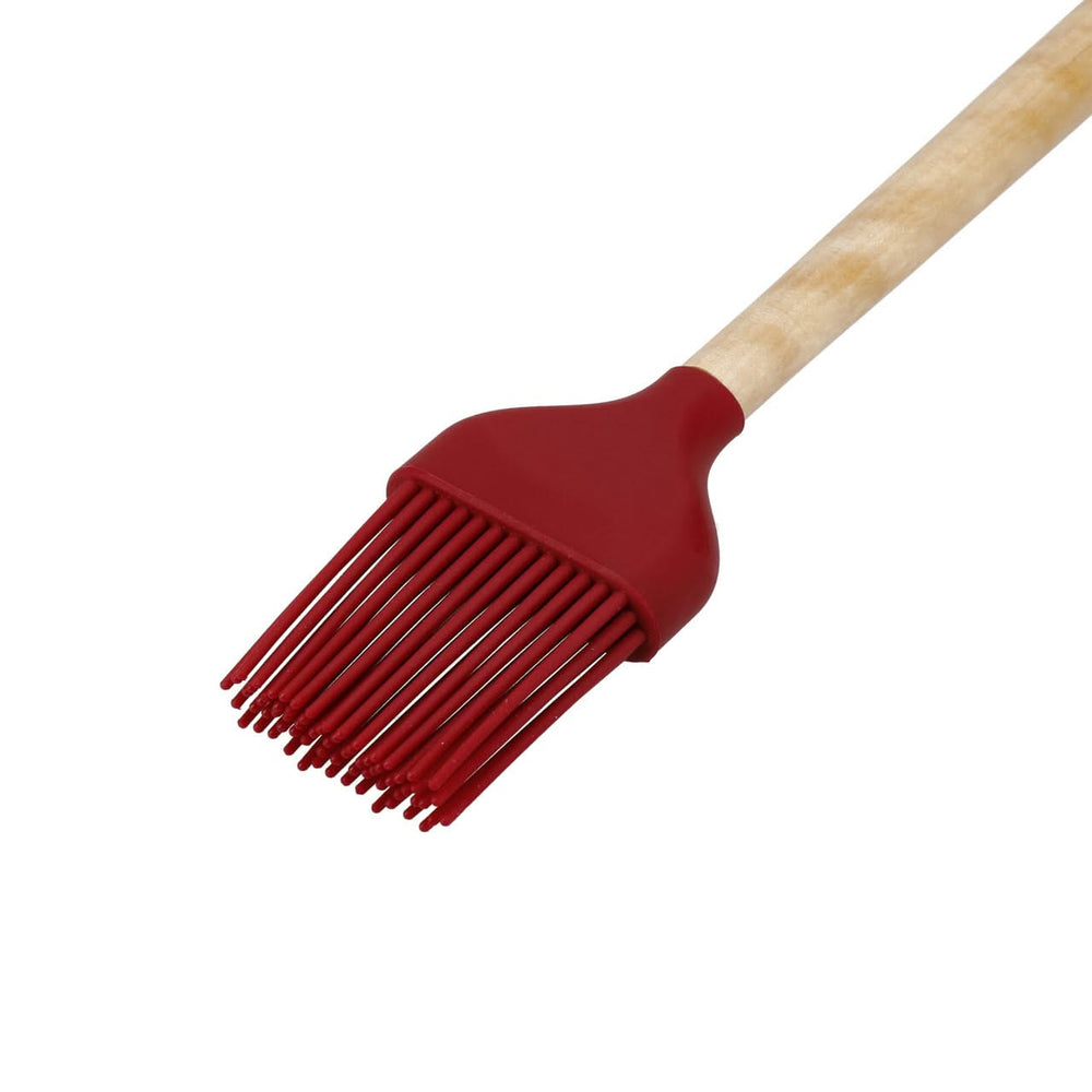 KitchenAid Backpinsel Core - Kaiserrot Birkenholz Silikon 31 cm - Backen