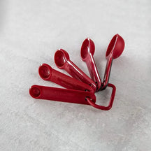 KitchenAid Messlöffelset Core Kaiserrot - Kunststoff 5-tlg - Spülmaschinenfest