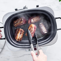 GreenPan Slowcooker - 6,0 Liter - Edelstahl - Keramische Antihaftbeschichtung