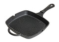 Blackwell Grillpfanne aus Gusseisen / Skillet 23 x 23 cm – ohne Antihaftbeschichtung – geeignet für alle Herdarten