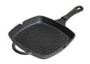 Blackwell Grillpfanne aus Gusseisen / Skillet 23 x 23 cm – ohne Antihaftbeschichtung – geeignet für alle Herdarten