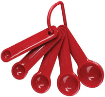 KitchenAid Messlöffelset Core Kaiserrot - Kunststoff 5-tlg - Spülmaschinenfest