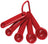KitchenAid Messlöffelset Core Kaiserrot - Kunststoff 5-tlg - Spülmaschinenfest
