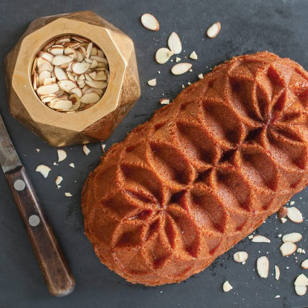 Nordic Ware Kuchenform / Brotbackform Jubilee Loaf Gold - Aluguss - 26 x 15 cm