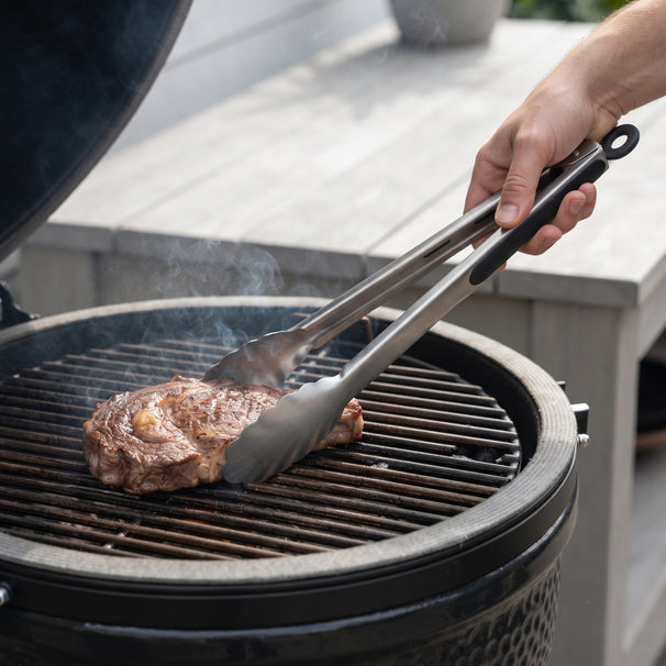 Keij Kamado BBQ Zange Easy Lock - Edelstahl - 35 cm