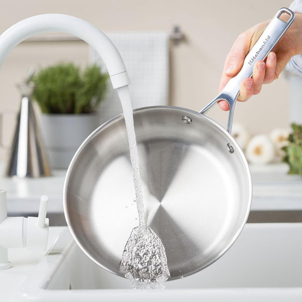 KitchenAid Bratpfanne Advanced Edelstahl ø 24 cm - ohne Antihaftbeschichtung