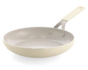 KitchenAid Bratpfanne Aluminium Almond Cream ø 24 cm - keramische Antihaftbeschichtung