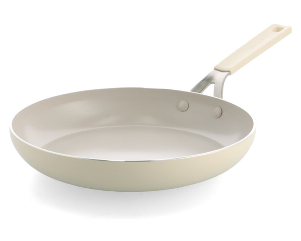 KitchenAid Bratpfanne Aluminium Almond Cream ø 28 cm - keramische Antihaftbeschichtung