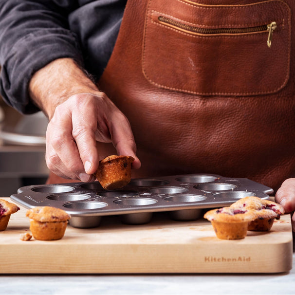 KitchenAid Mini-Muffinform Aluminized Steel - 12 Muffins - 30 x 20 cm - keramische Antihaftbeschichtung