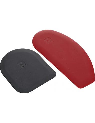 KitchenAid Teigschaber/Spatel Core Silikon 2 Stk Schwarz/Rot - Spülmaschinenfest