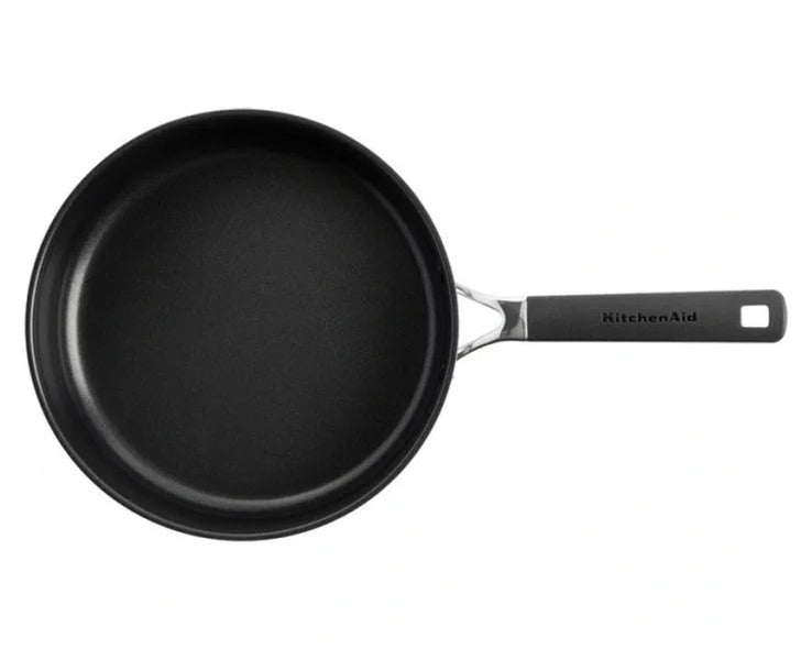 KitchenAid Hapjespan / Sauteerpan met deksel Classic RVS ø 26 cm / 3.6 Liter - bovenaanzicht