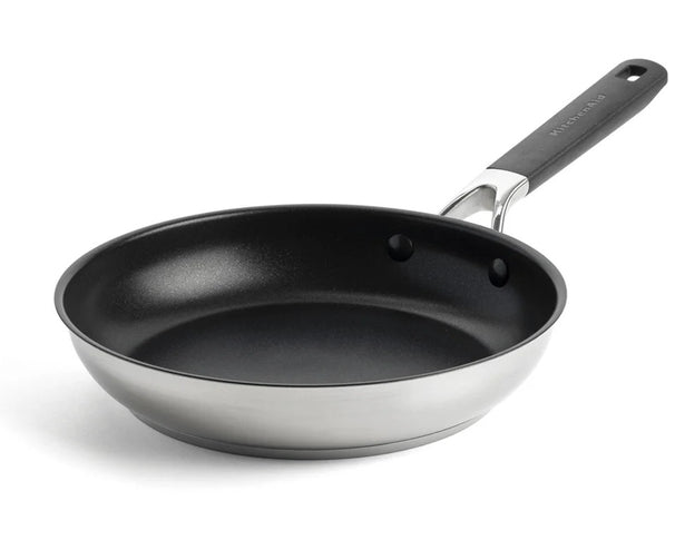 KitchenAid Bratpfanne Classic Edelstahl ø 24 cm - keramische Antihaftbeschichtung