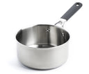 KitchenAid Stielkasserolle Classic Edelstahl ø 18 cm / 2,1 Liter - ohne Antihaftbeschichtung
