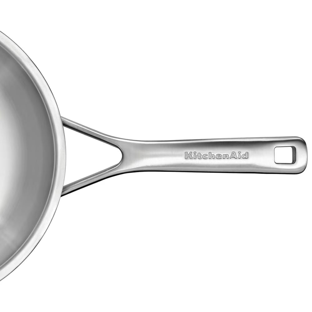 KitchenAid Bratpfannenset - Multi-Ply Edelstahl - ø 24 und 28 cm - ohne Antihaftbeschichtung