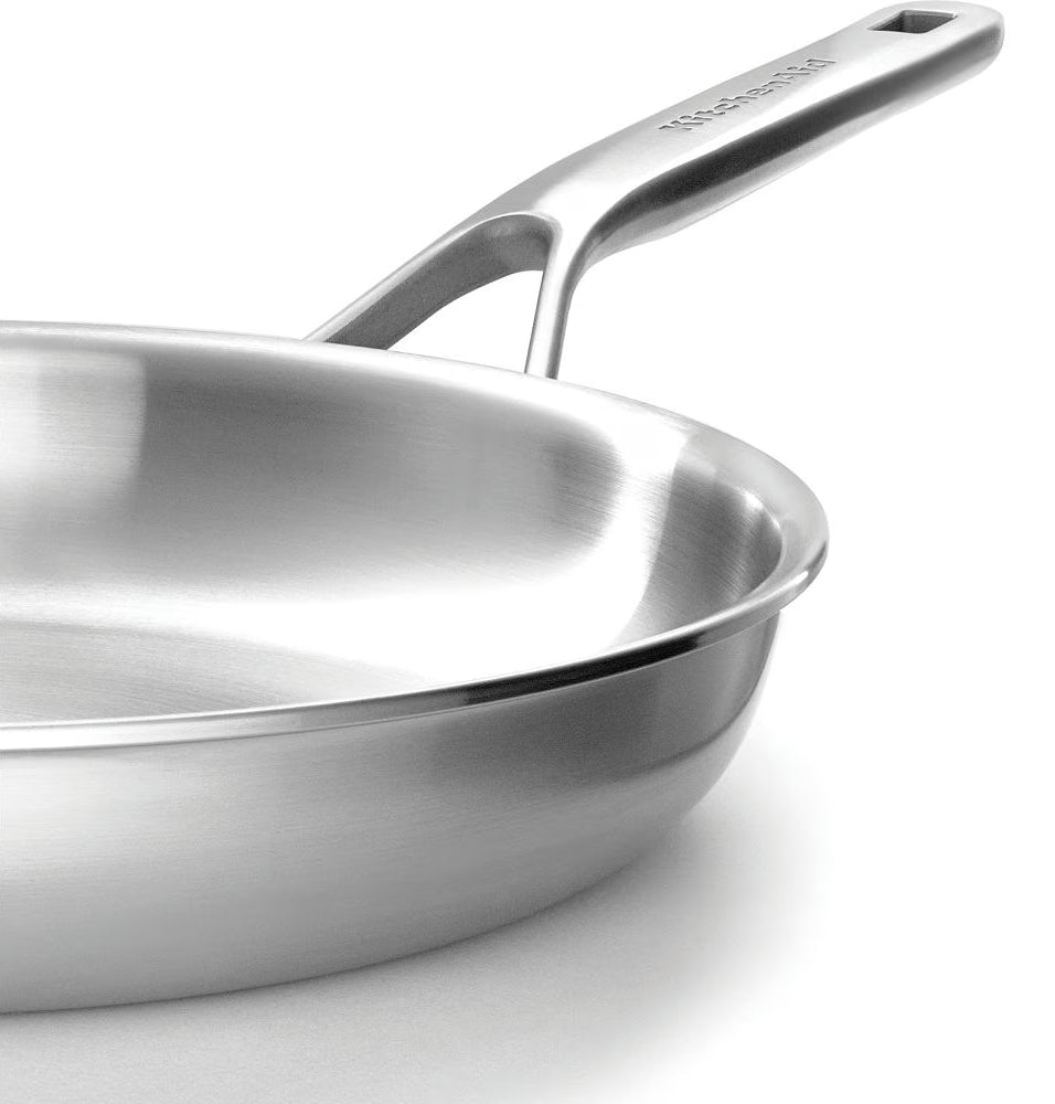 KitchenAid Bratpfannenset - Multi-Ply Edelstahl - ø 24 und 28 cm - ohne Antihaftbeschichtung
