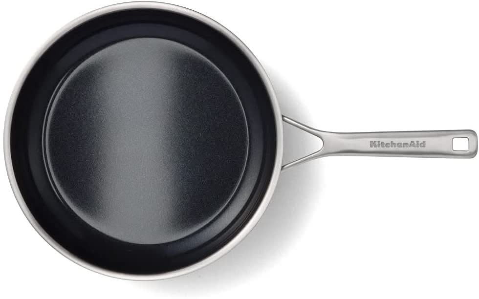 KitchenAid Koekenpan Multi-Ply RVS ø 24 cm - bovenaanzicht