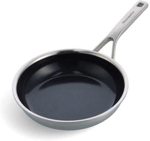 KitchenAid Koekenpannenset Multi-Ply RVS 2-delig - ø 20 & 28 cm - binnenkant