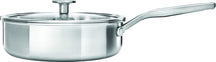 KitchenAid Hapjespan / Sauteerpan met deksel Tri-Ply RVS ø 24 cm / 3.1 Liter - zijaanzicht