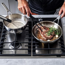 KitchenAid Koekenpan Tri-Ply RVS ø 24 cm - sfeerbeeld 3