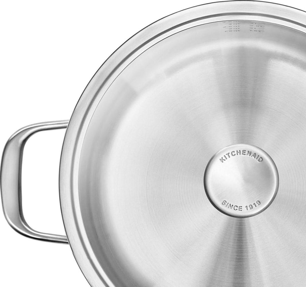 KitchenAid Kookpan Tri-Ply RVS ø 24 cm / 4.9 Liter - detail 2