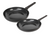 Cookinglife Bratpfannenset Black Cera Ø 24 und 28 cm – geeignet für alle Wärmequellen – keramische Antihaftbeschichtung
