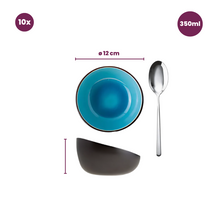 Cosy & Trendy Kleine Schüsseln Streetfood ø 12 cm / 350 ml - 10 Stück