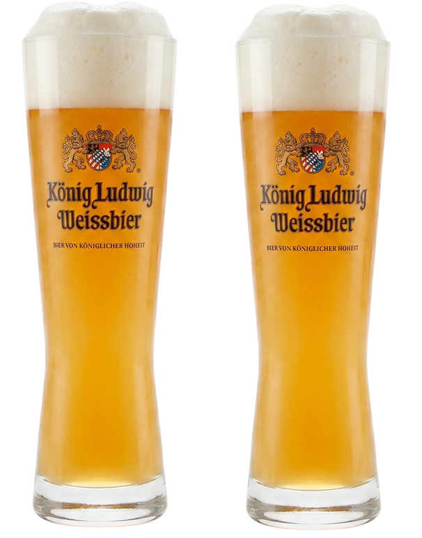 König Ludwig Biergläser Weizen 500 ml - 2 Stück