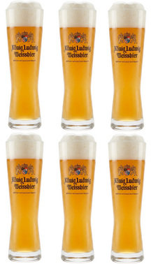 König Ludwig Biergläser Weizen 500 ml - 6 Stücke