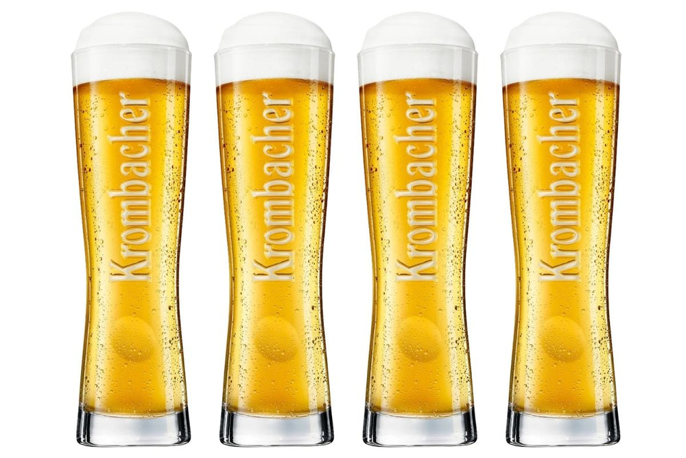 Krombacher Biergläser Star Cup 250 ml - 4 Stück