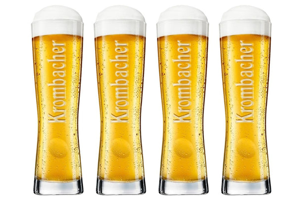 Krombacher Biergläser Star Cup 250 ml - 4 Stück