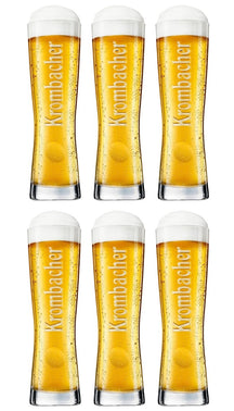 Krombacher Biergläser Star Cup 250 ml - 6 Stück