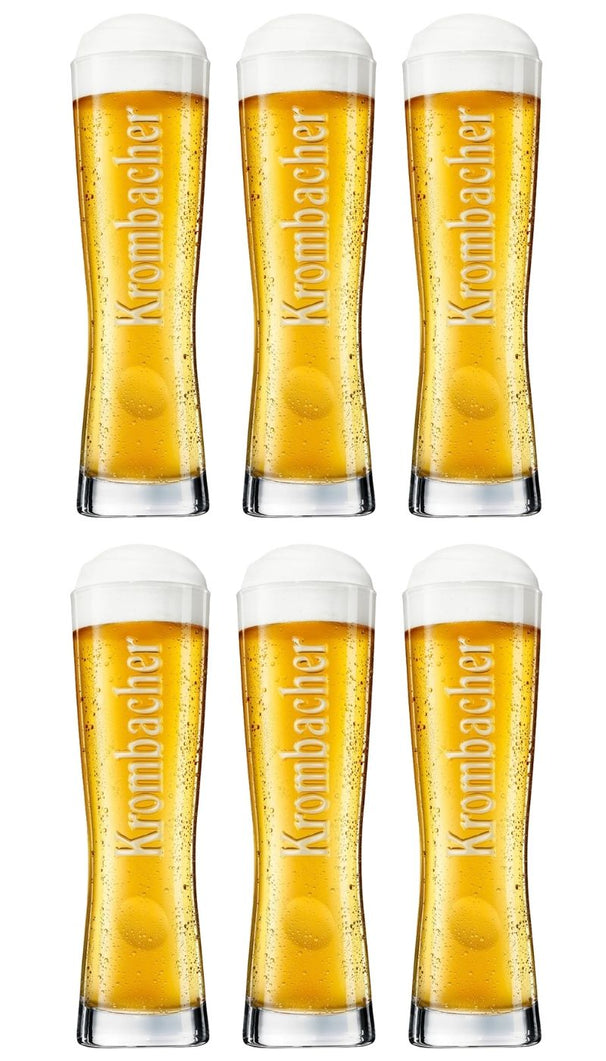 Krombacher Biergläser Star Cup 250 ml - 6 Stück