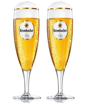 Krombacher Biergläser mit Stiel 300 ml - 2 Stück